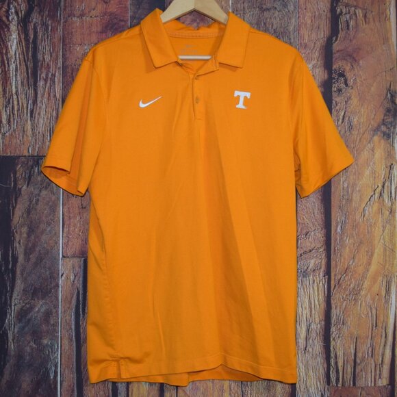 University of Tennessee Volunteers Sideline Men's Sz L Nike Dri-FIT Polo Shirt - Picture 1 of 6